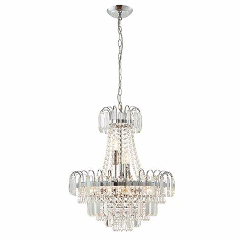 Amadis 6 Light Pendant Light - Polished Chrome